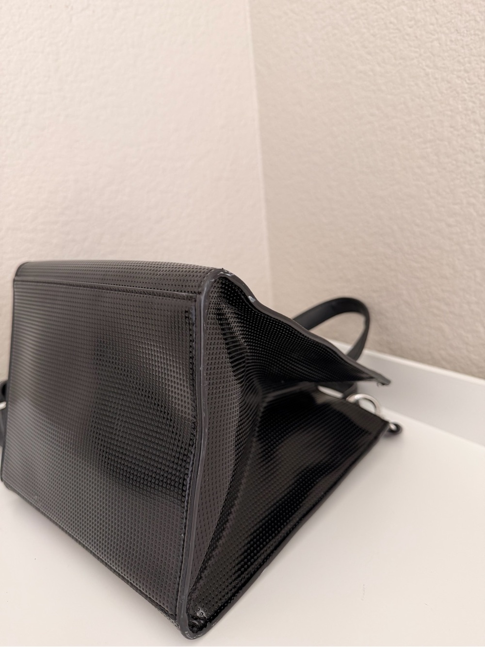 Kenzo Black Embossed Tiger Mini Briefcase Shoulder Bag - Picture 5 of 6